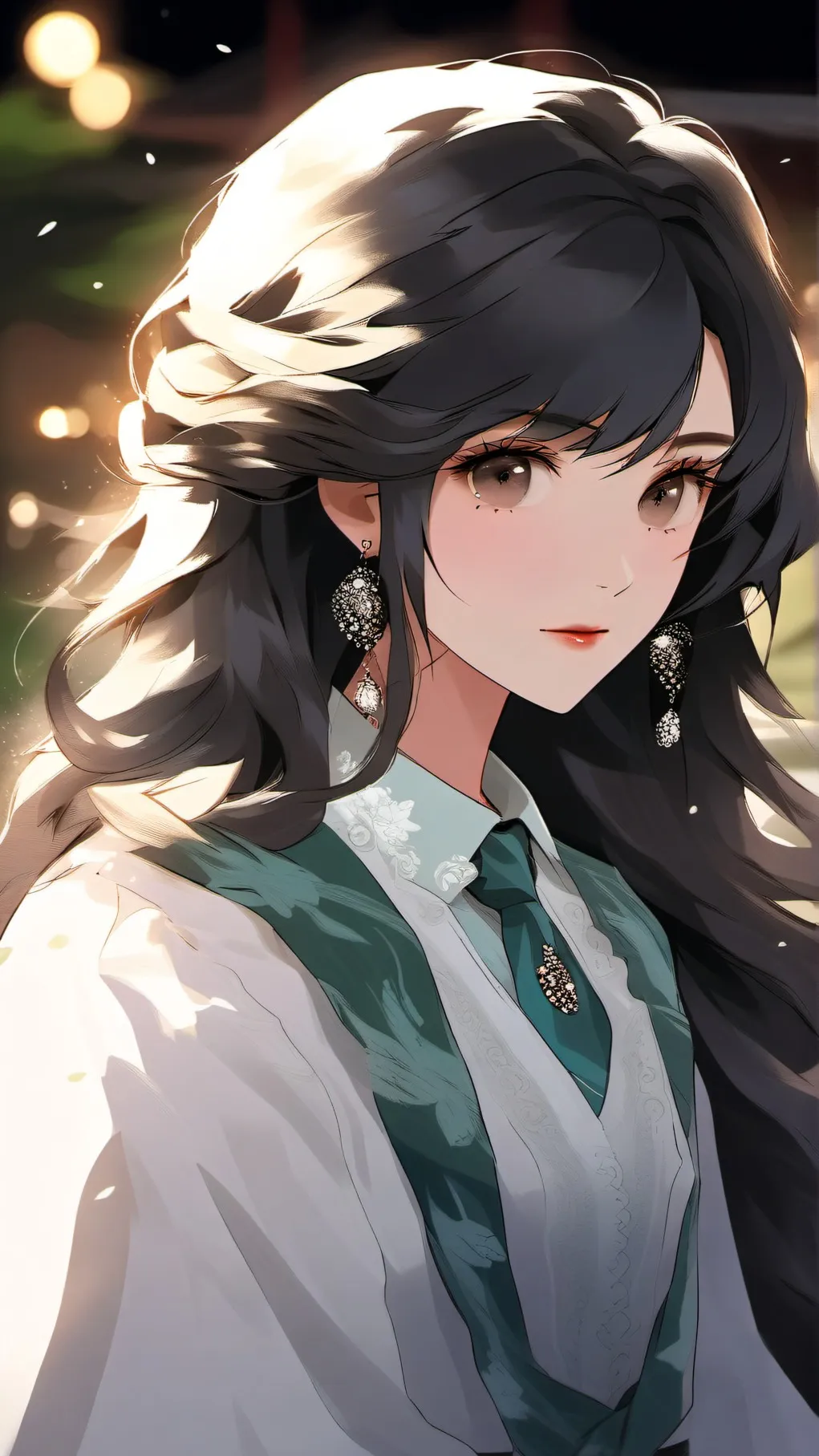 ai character: class room of girl background