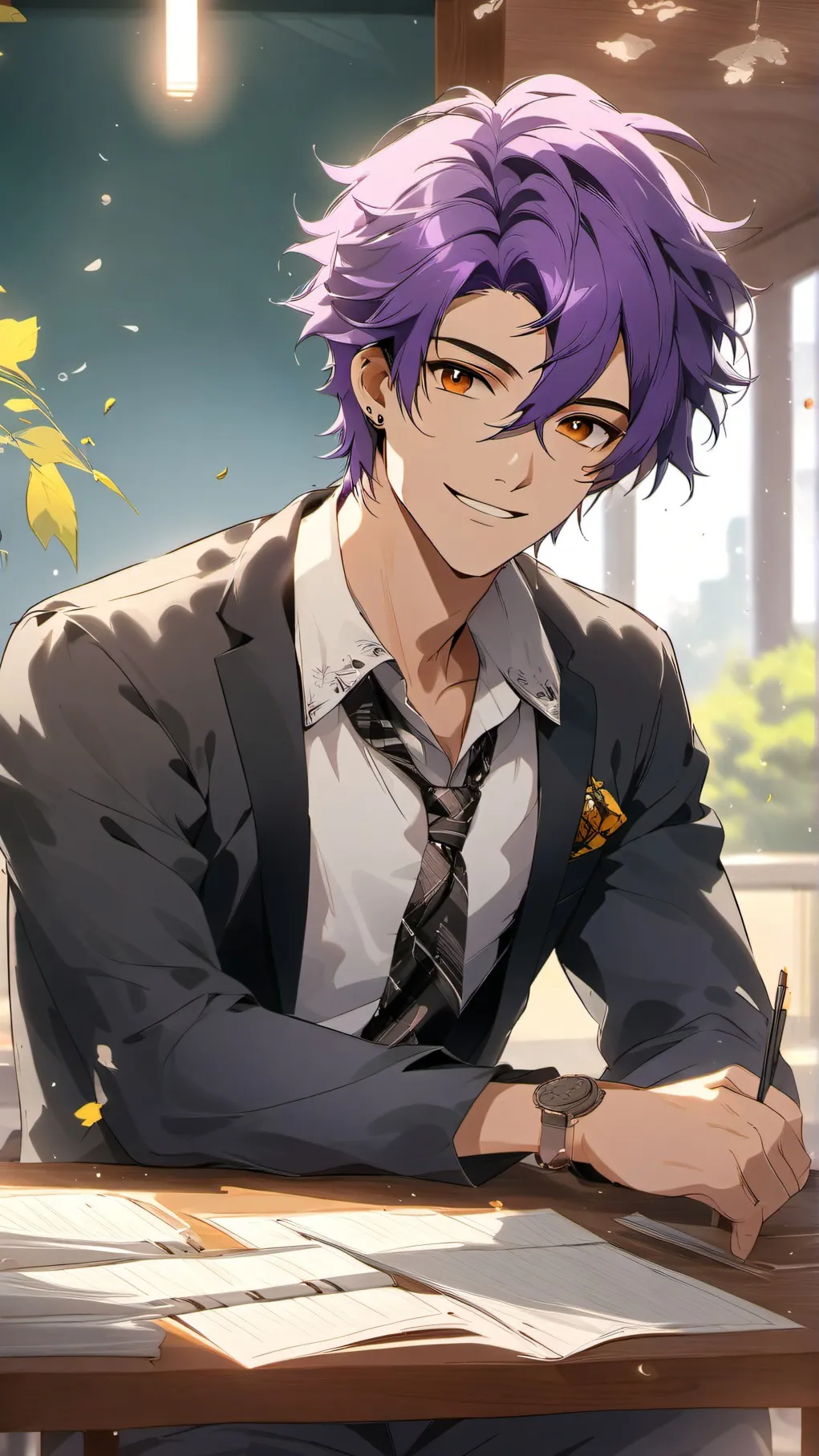 ai character: mineta but better background