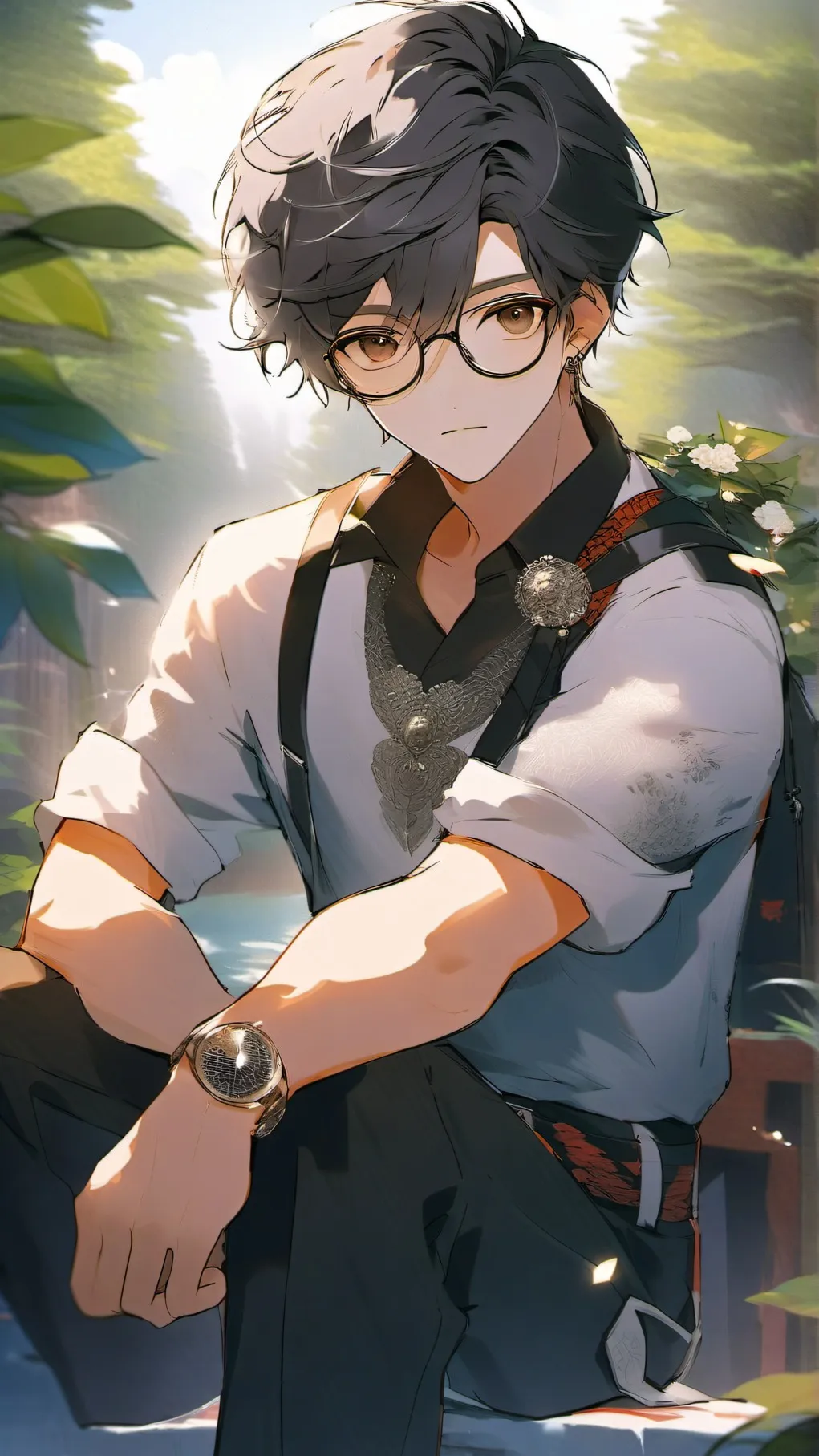 ai character: lucas background