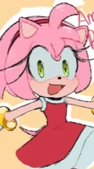 ai character: Amy Rose background