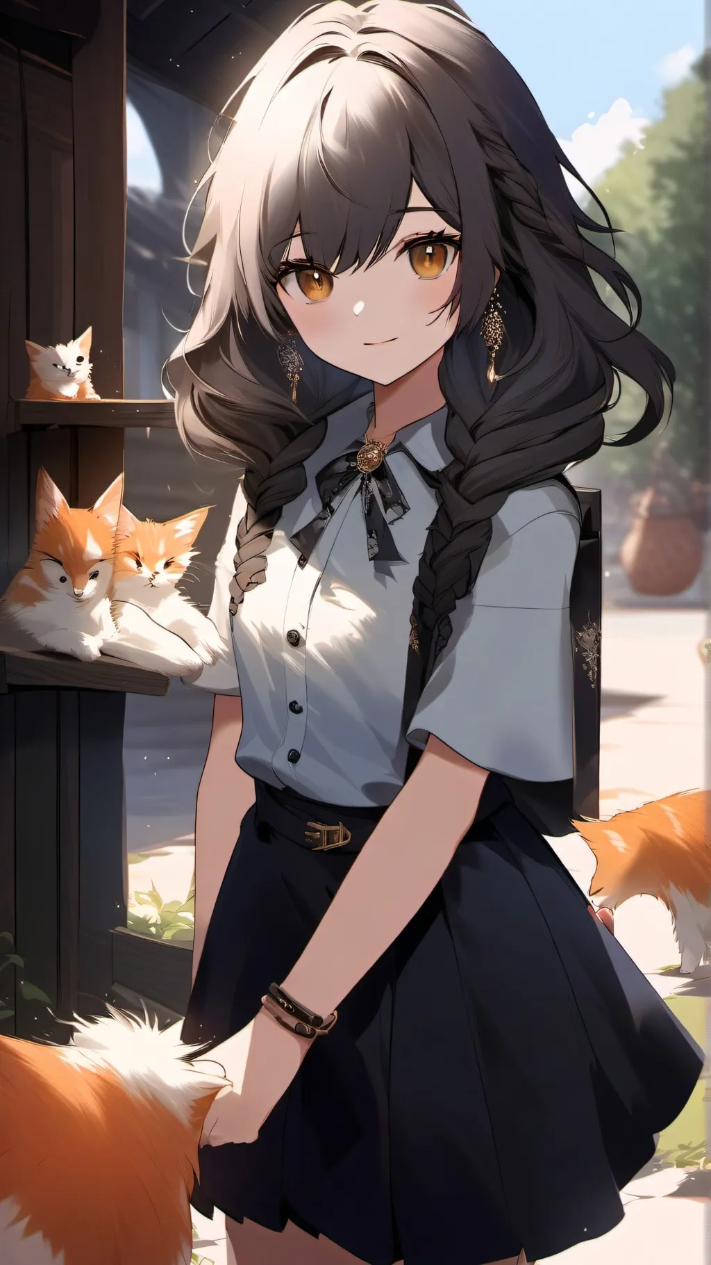 ai character: catty background