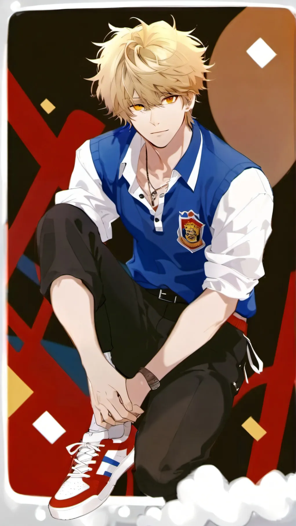 ai character: Haminations x MHA background