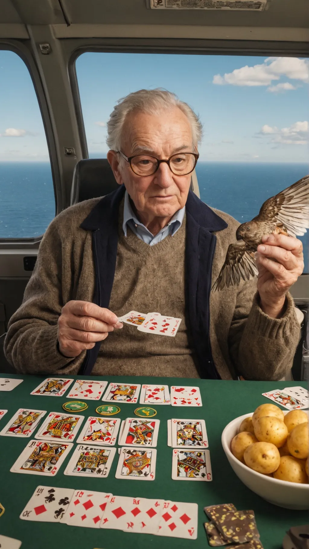 ai character: Martin (hot) background