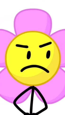 ai character: Flower background