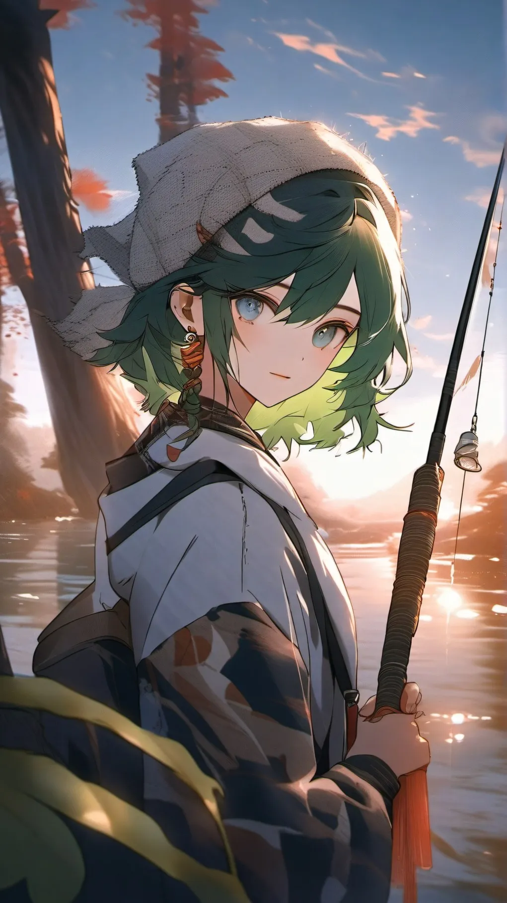 ai character: phoenix background