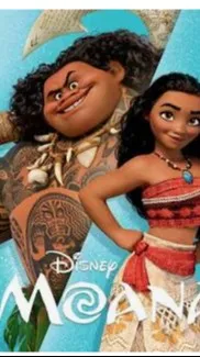 ai character: Moana 2 background