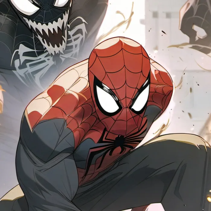 chat with ai character: spider man vs veno