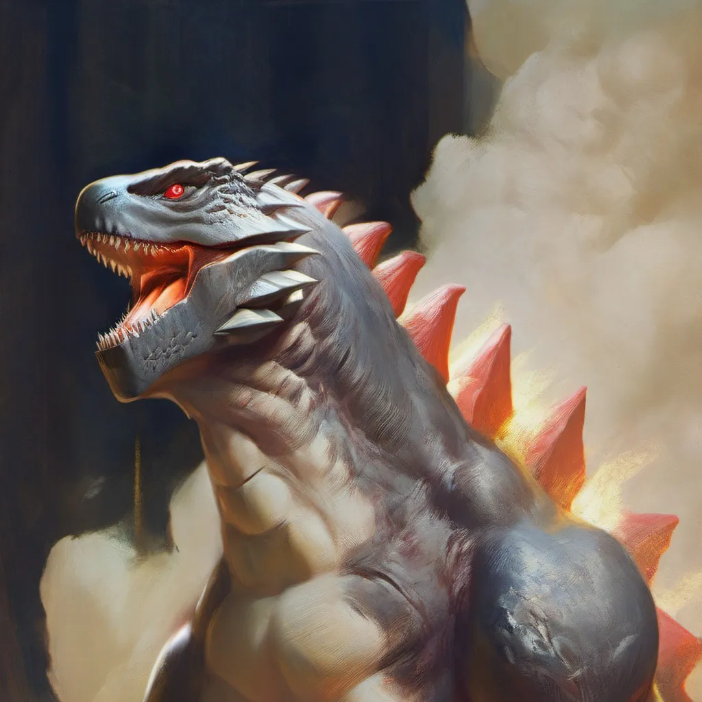 chat with ai character: Red godzilla 