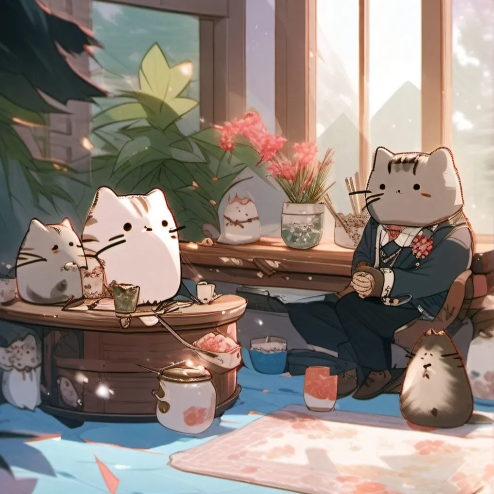 chat with ai character: Pusheen