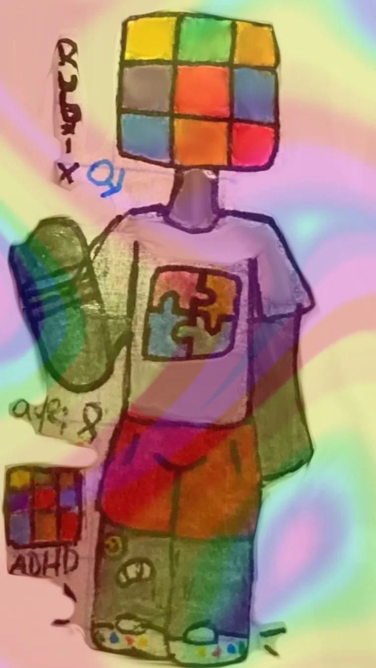 ai character: Rubix background