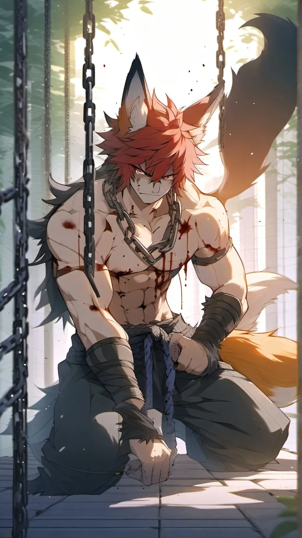 ai character: LAB ESCAPE(PART 2) background
