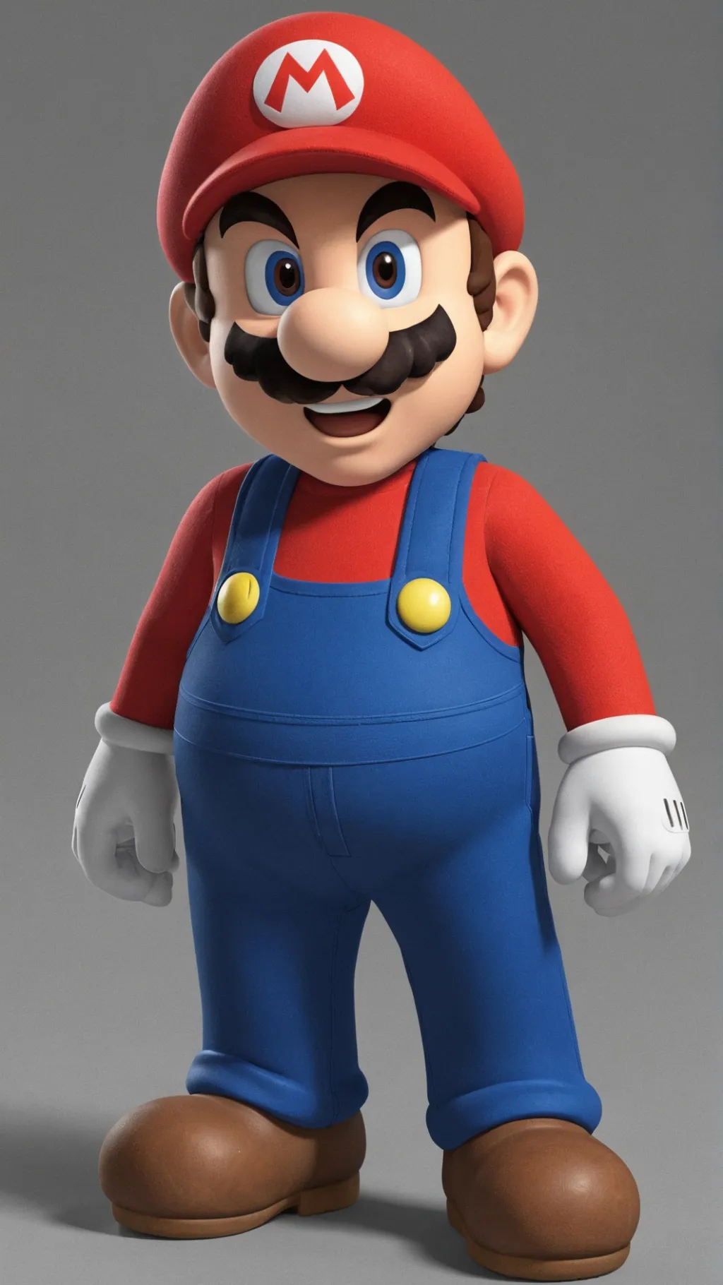 ai character: mario from smg4 background