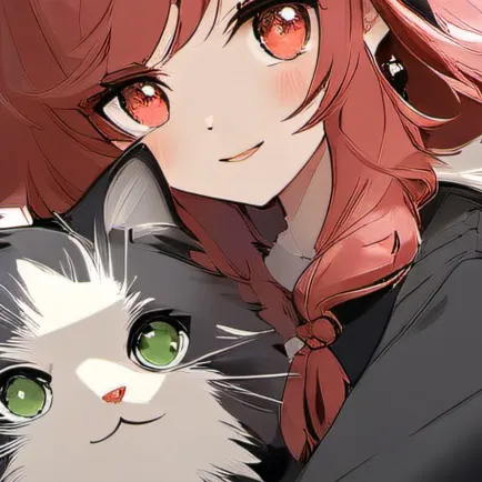 chat with ai character: Girl With CAT!!!!!