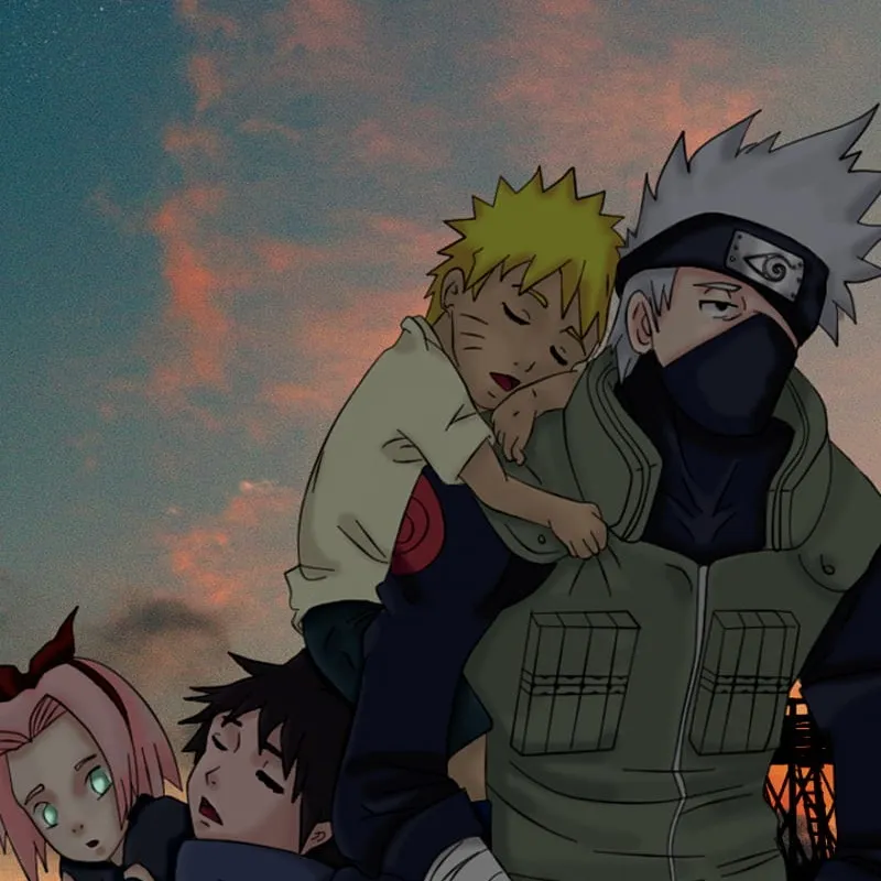chat with ai character: Team 7-naruto