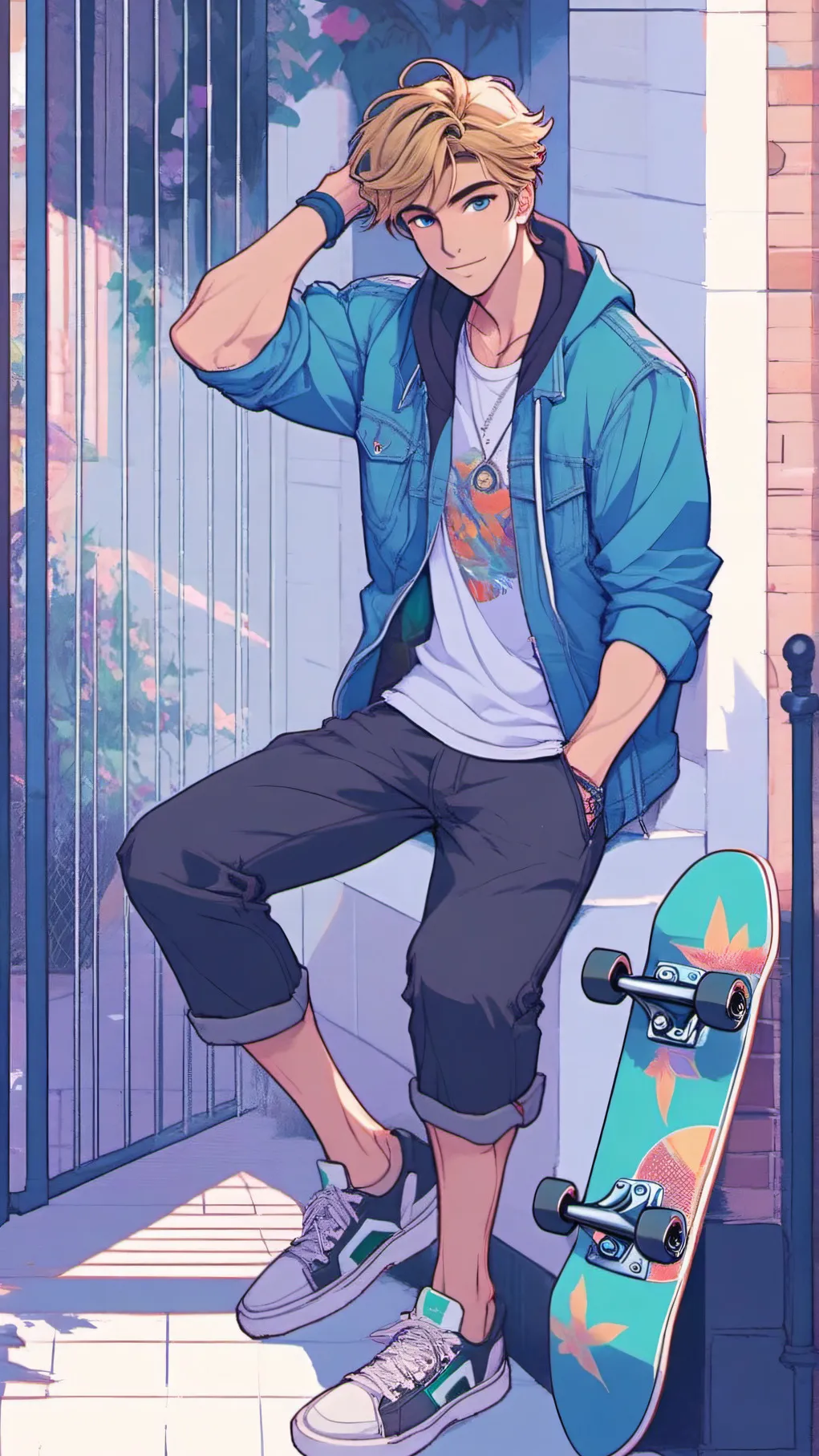 ai character: Sam background