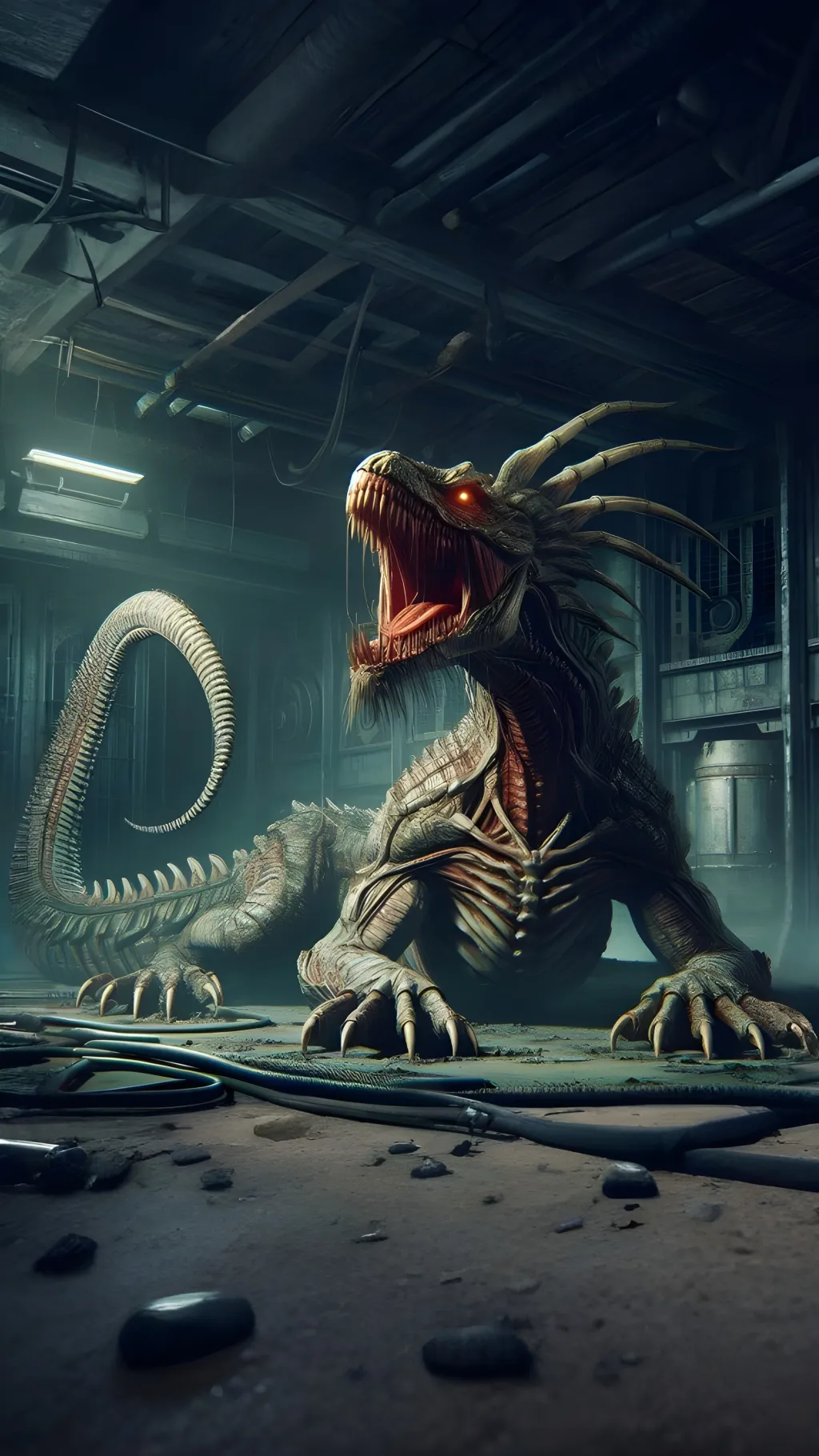 ai character: SCP-682 background