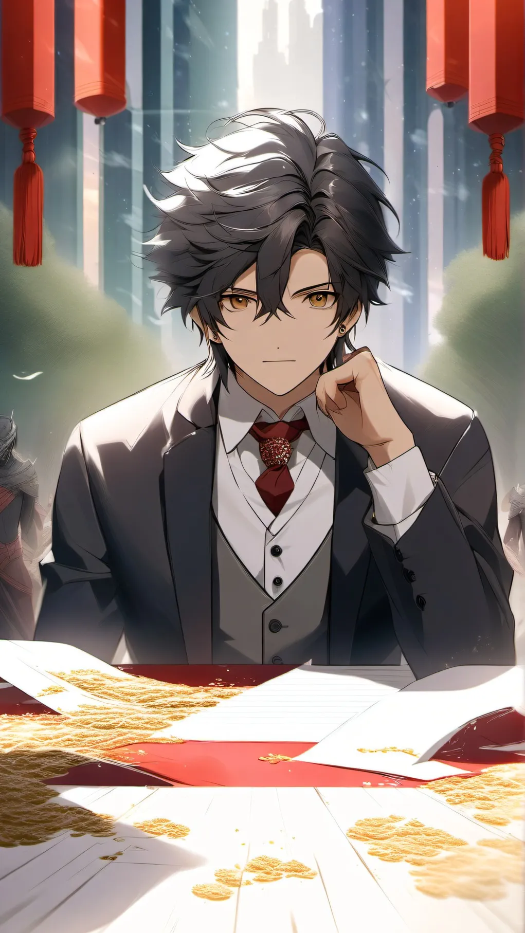ai character: oliber background