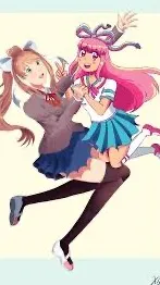 ai character: Giffany and Monika background