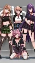 ai character: Ddlc with a baby background
