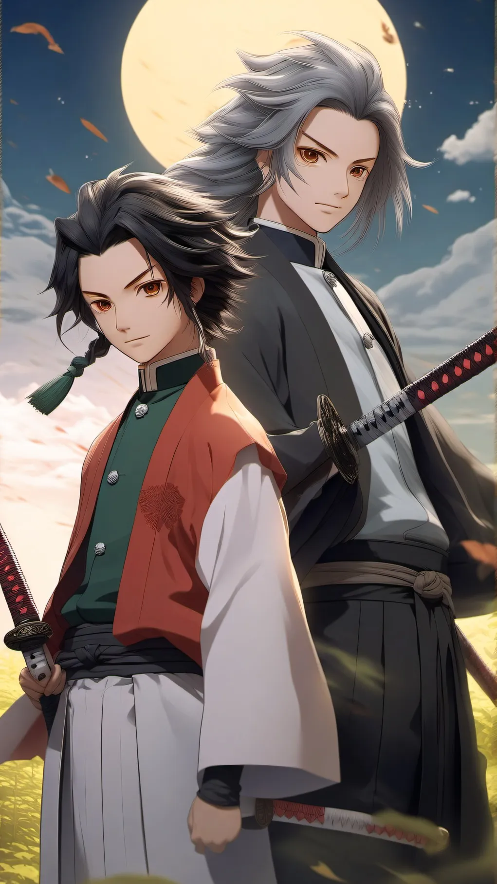 ai character: demon slayer upper background
