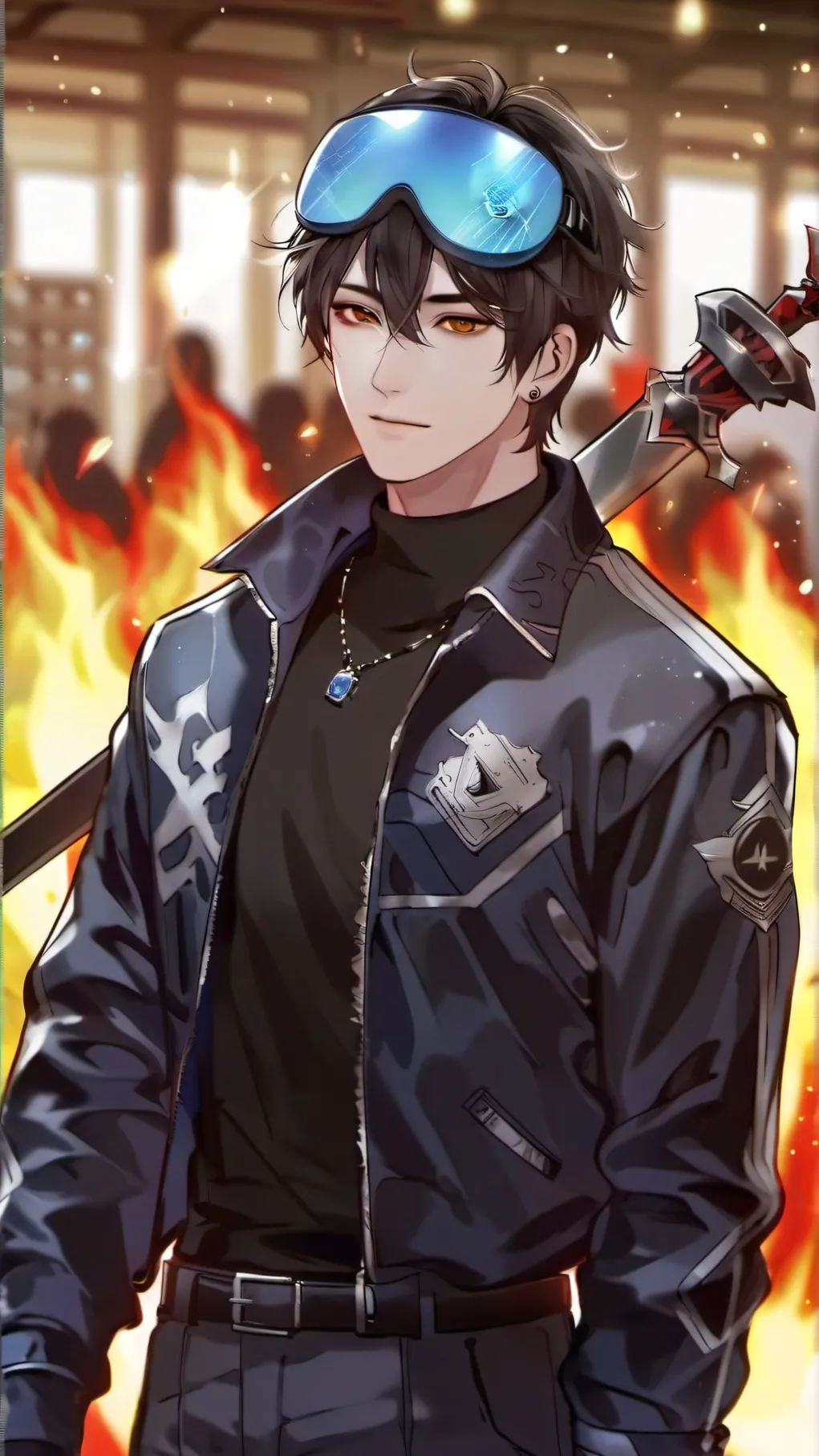 ai character: neptune background