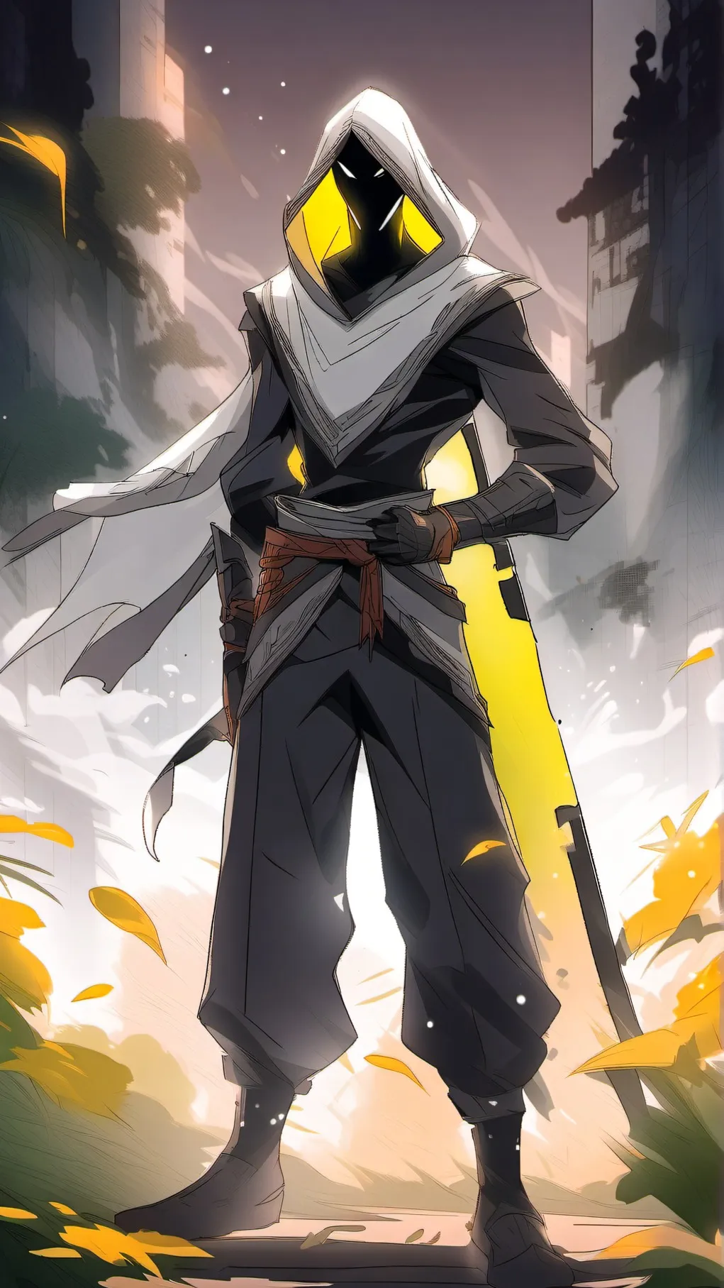 ai character: the black menace background