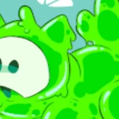 chat with ai character: Lime slime pup