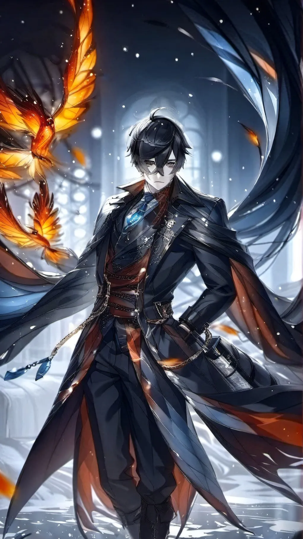 ai character: shade background