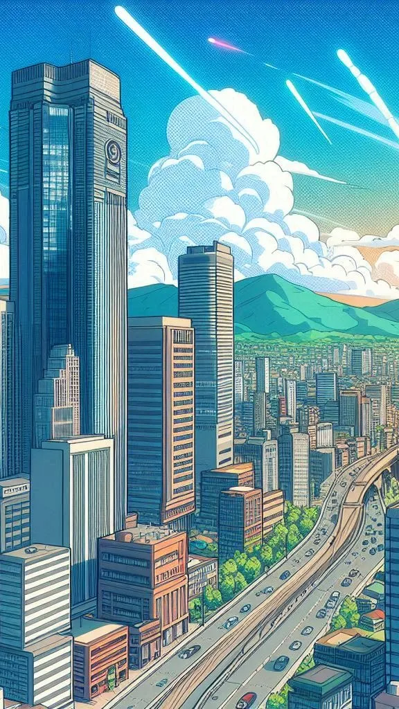 ai character: The Comic Universe background