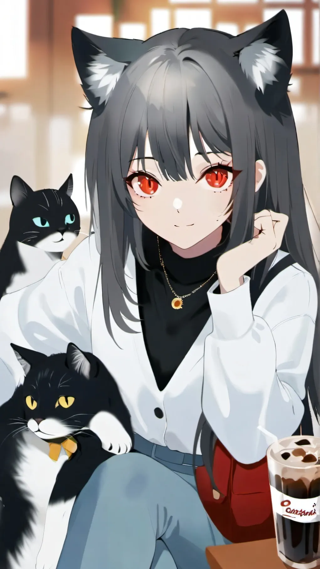 ai character: Kaede background