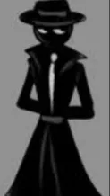 ai character: Black background