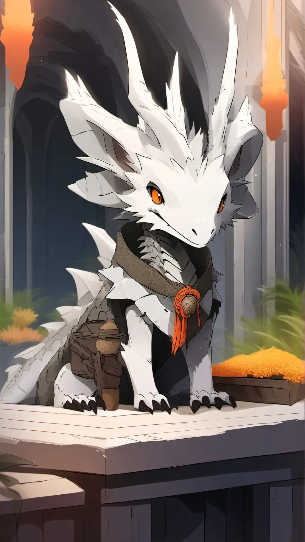 ai character: Skull background