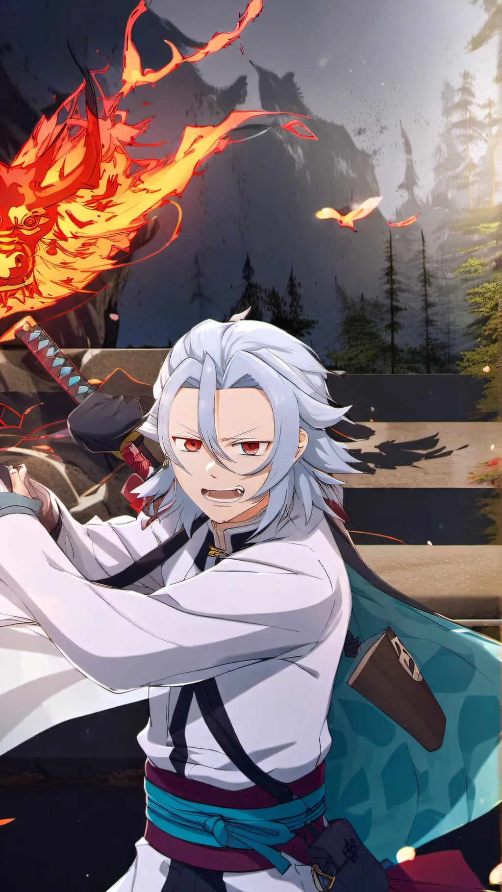 ai character: Infinity castle(ds background