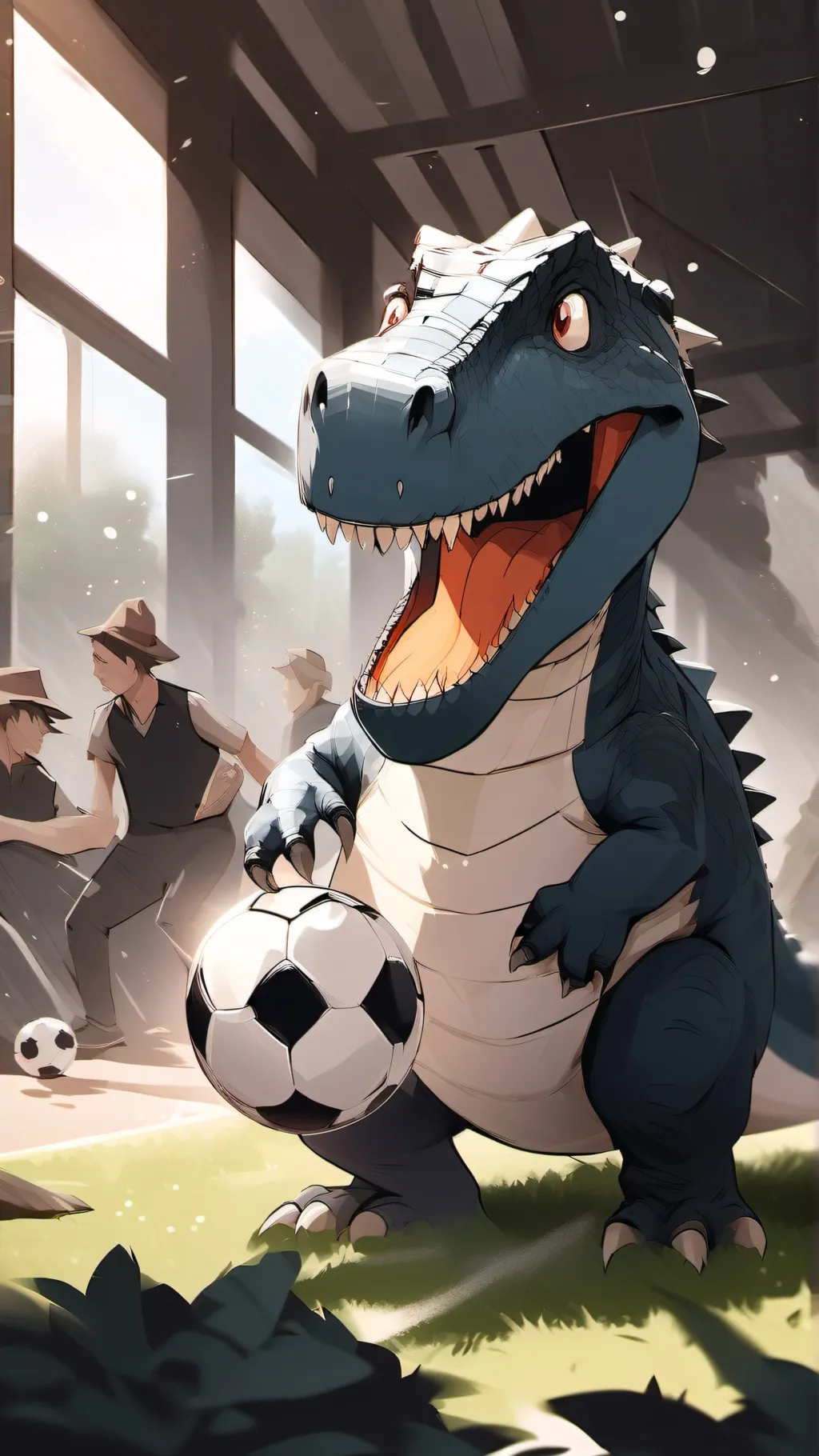 ai character: Blue lock...  background