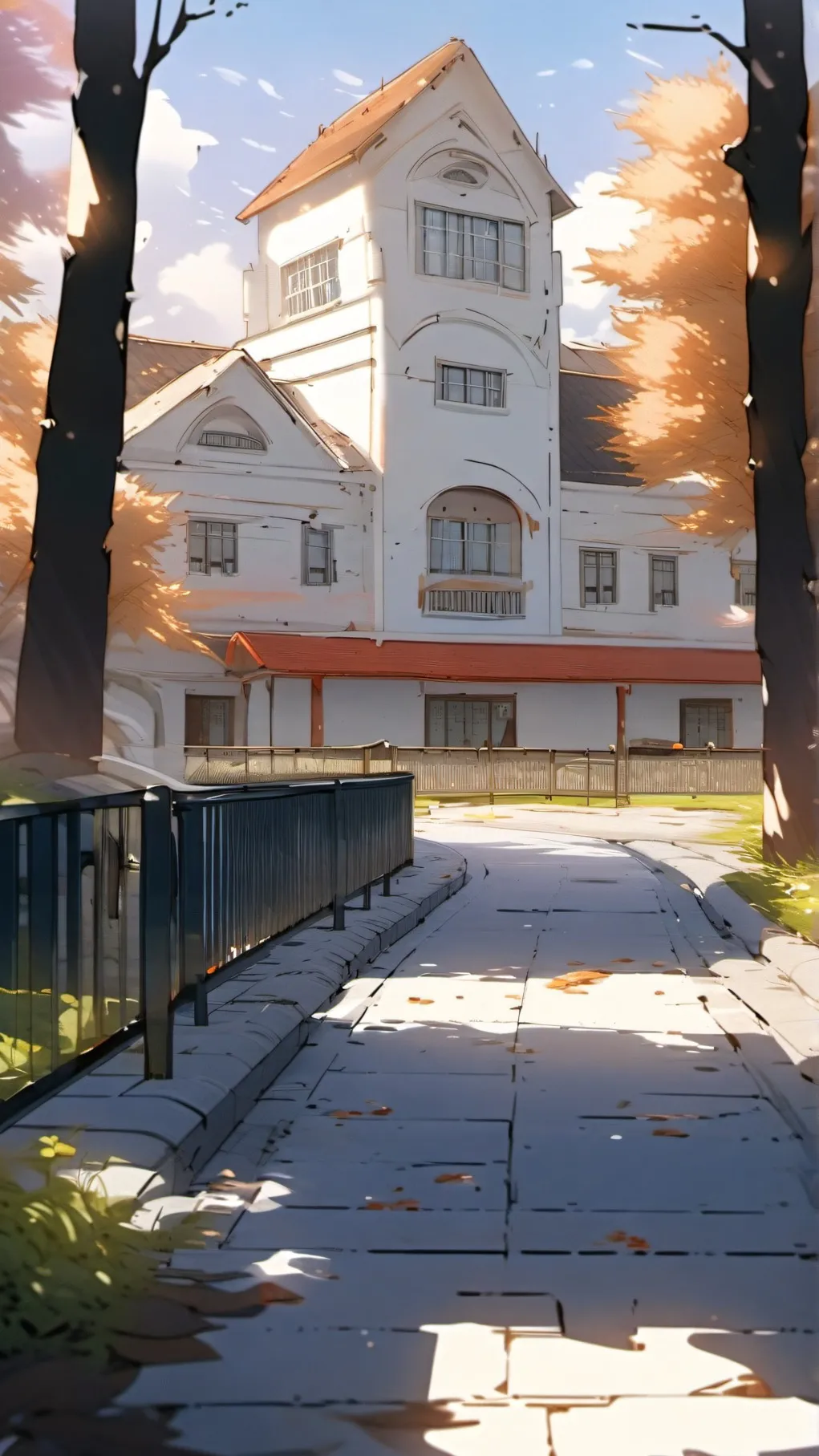 ai character: Stray kidz school background