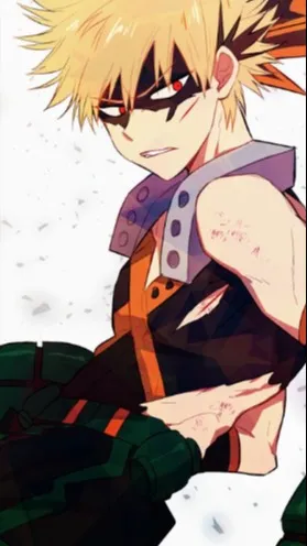 ai character: Bakugo -Chirstmas background