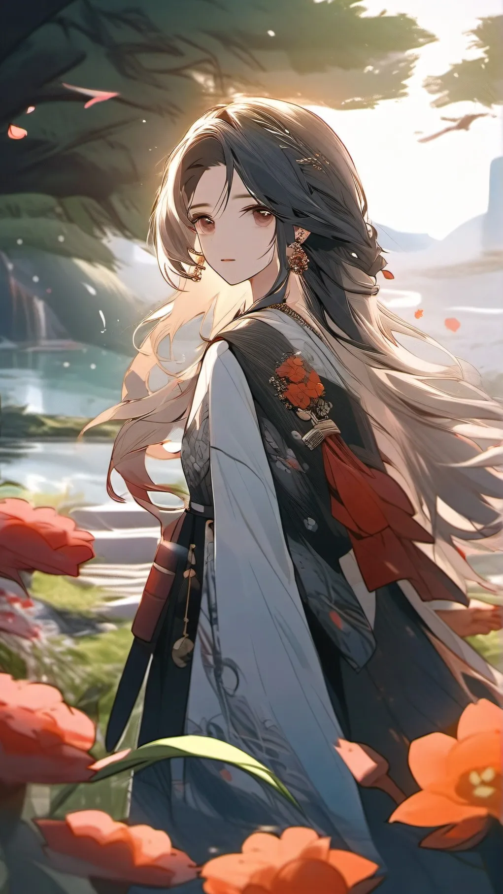 ai character: dandys Word💖❤💖❤ background