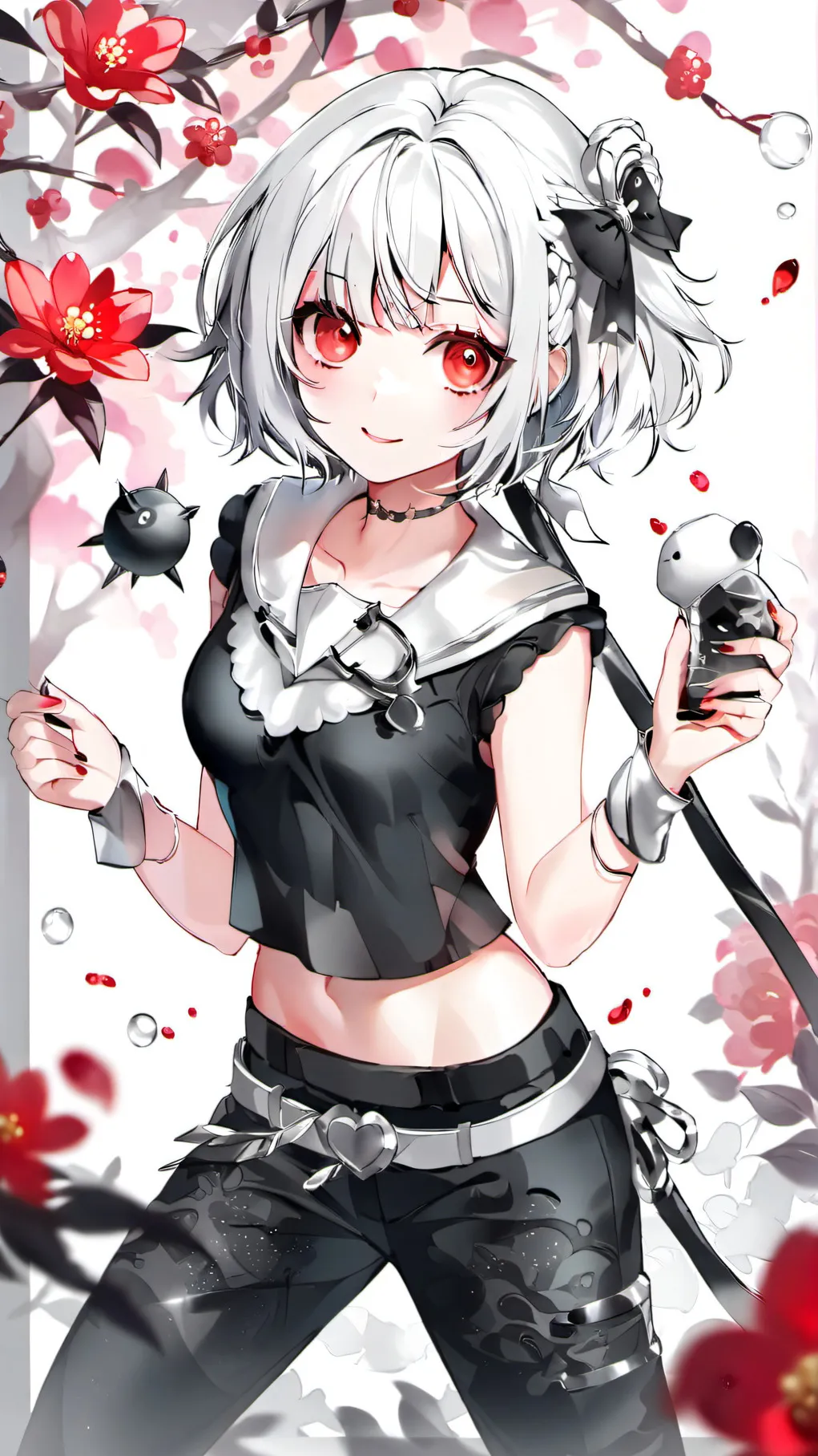 ai character: MHA pick me girl background