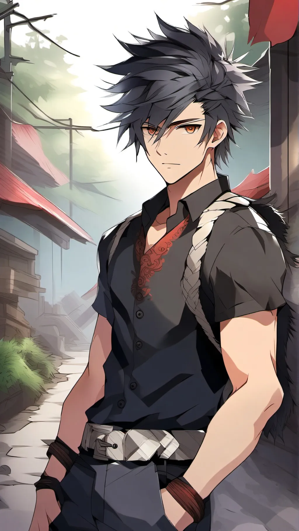 ai character: Ohio rizzla background
