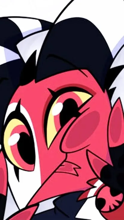 ai character: Blitzo Sad o Happy background