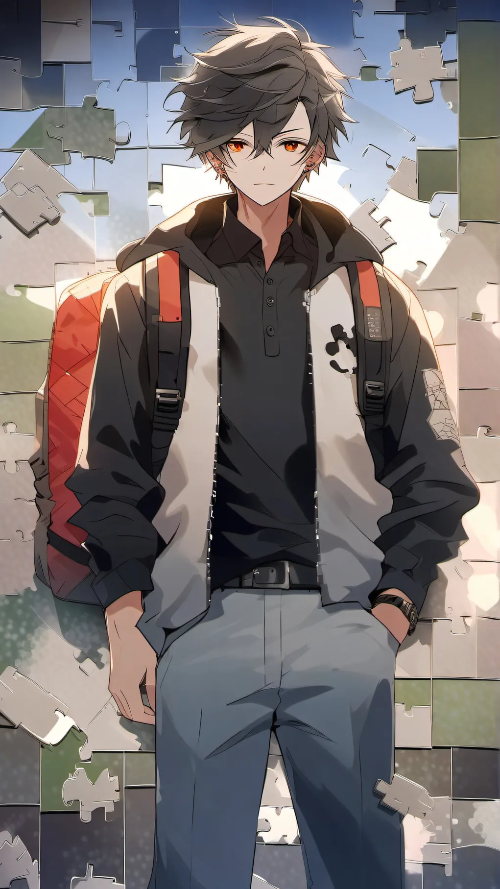 ai character: Mark background