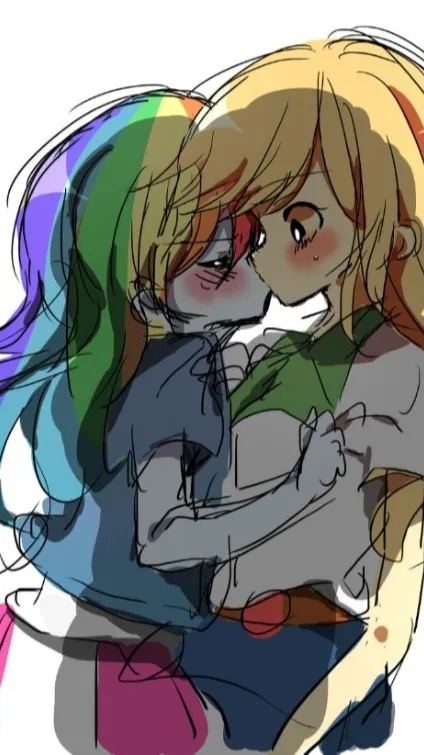 ai character: rainbow dash background