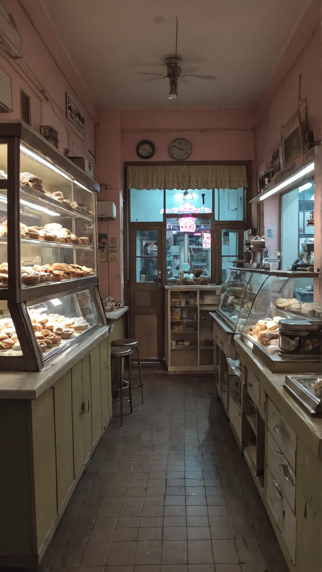 ai character: The Hidden Bakery background