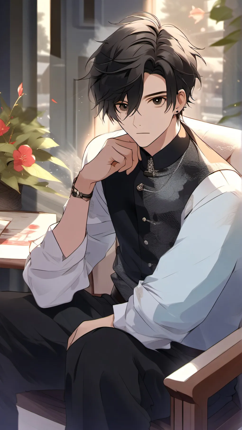 ai character: Liam background