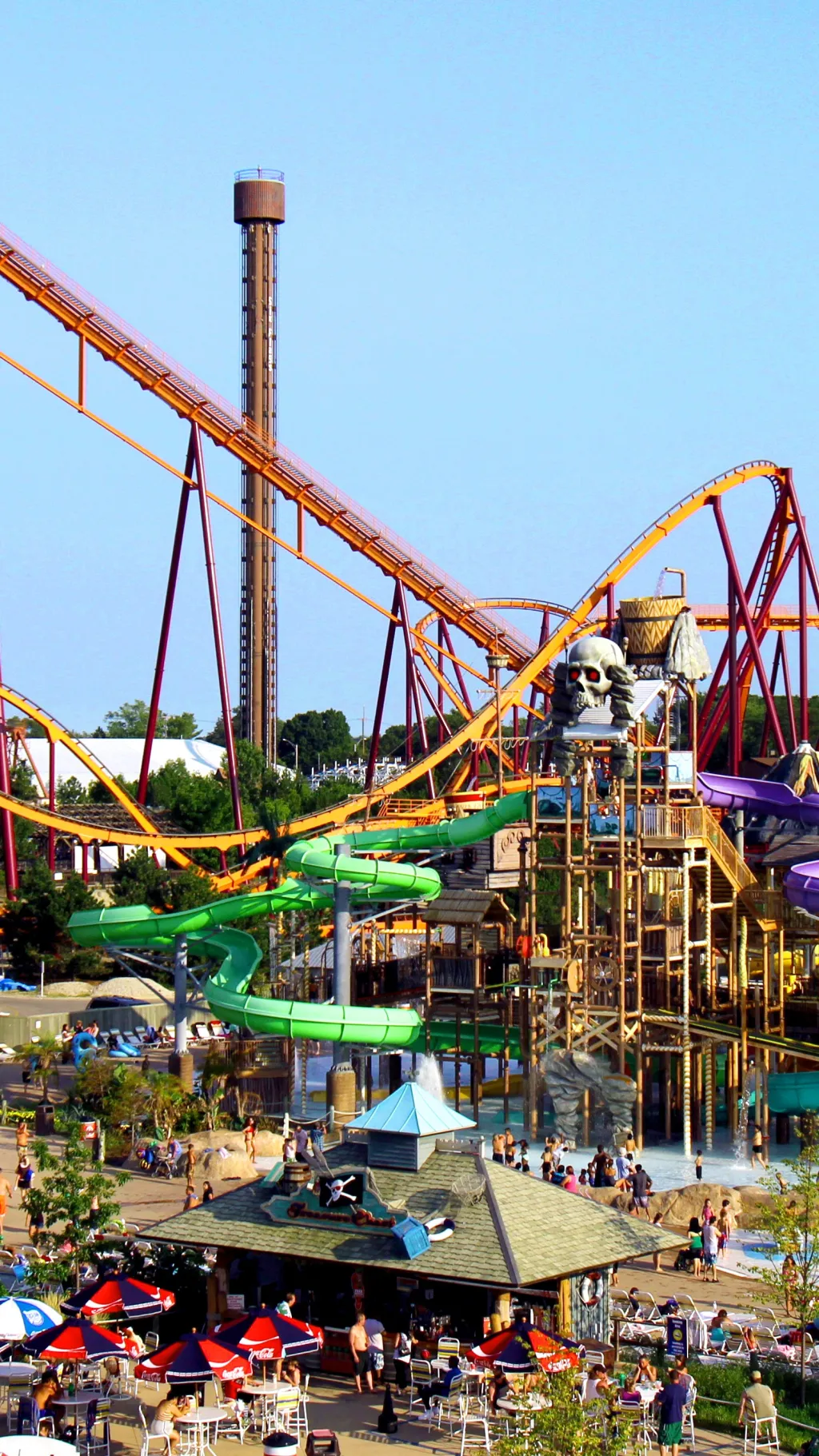 ai character: SIX FLAGS (enjoy!) background