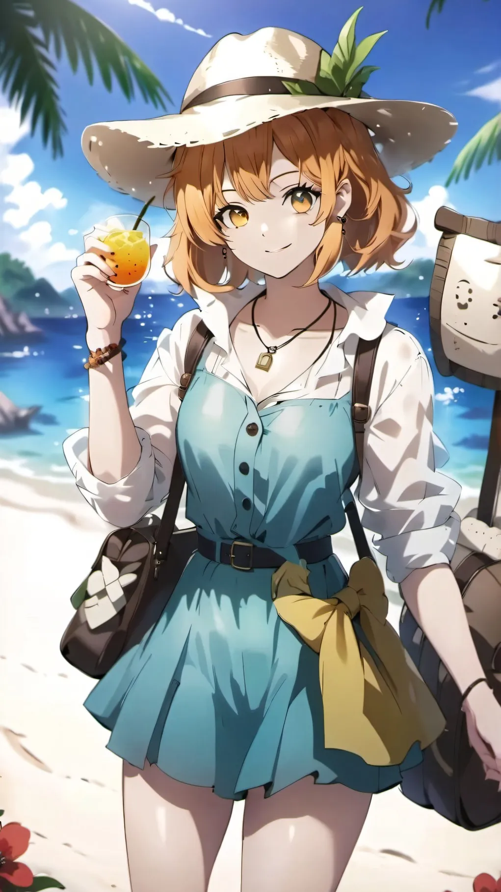 ai character: nami  background