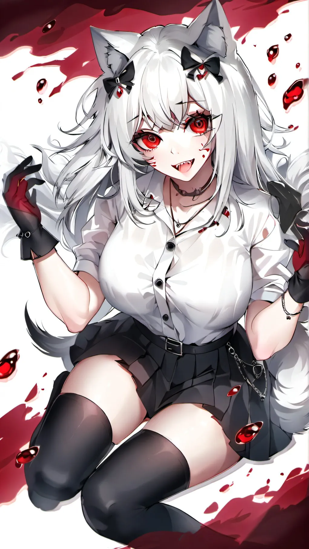 ai character: Wolfy background