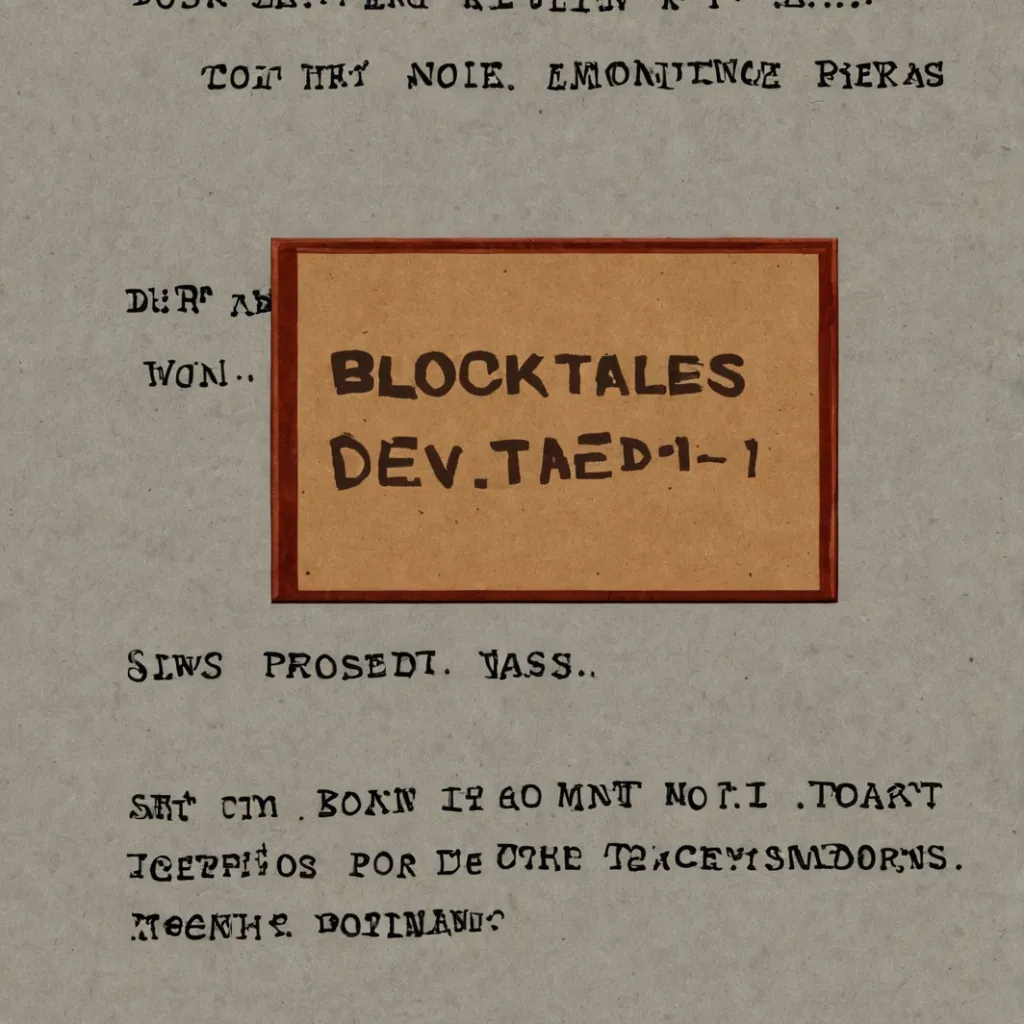 chat with ai character: block tales dev