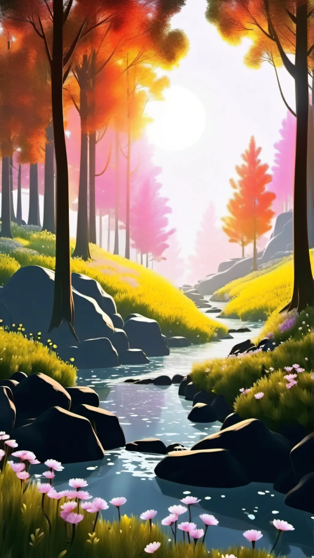 ai character: pebbles dream land background