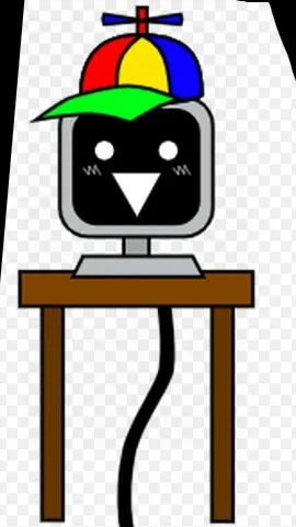ai character: M. fun ordinateur background